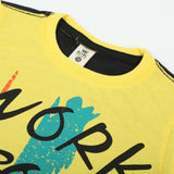 Boys Half Sleeves T-Shirt - Yellow, Boys T-Shirts, Chase Value, Chase Value