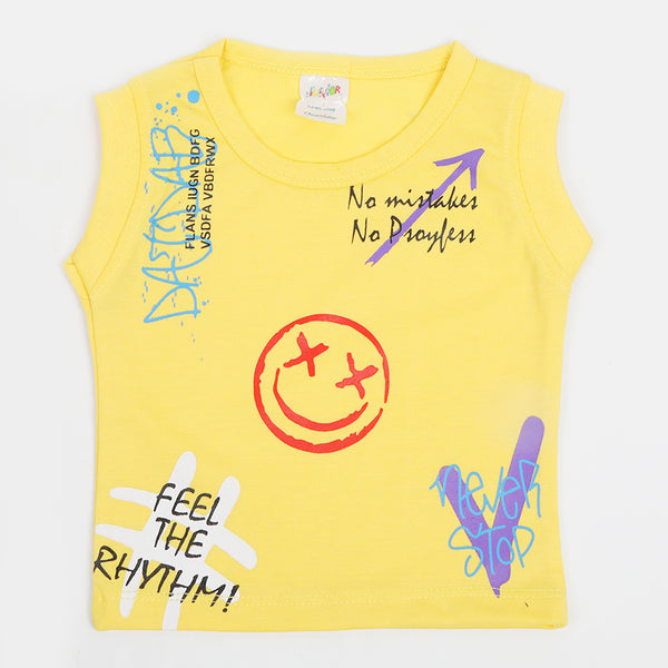 Newborn Boys Sando - Yellow