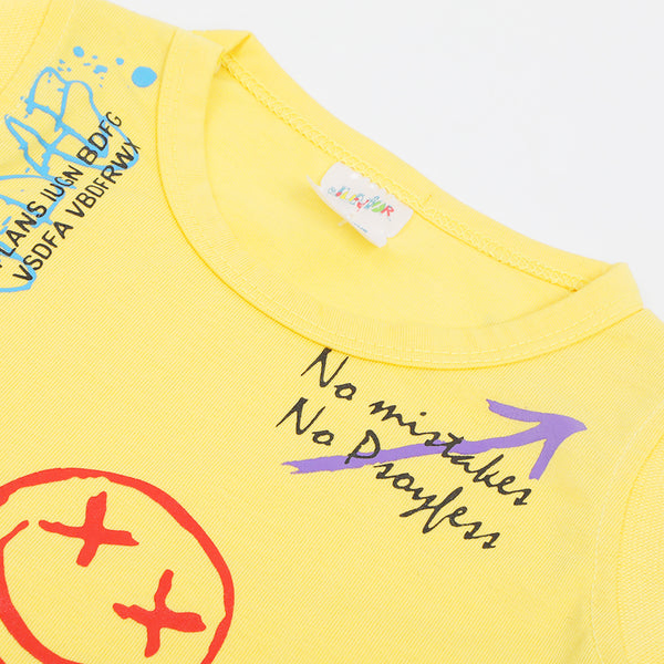 Newborn Boys Sando - Yellow