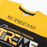 Boys Half Sleeves T-Shirt - Mustard, Boys T-Shirts, Chase Value, Chase Value