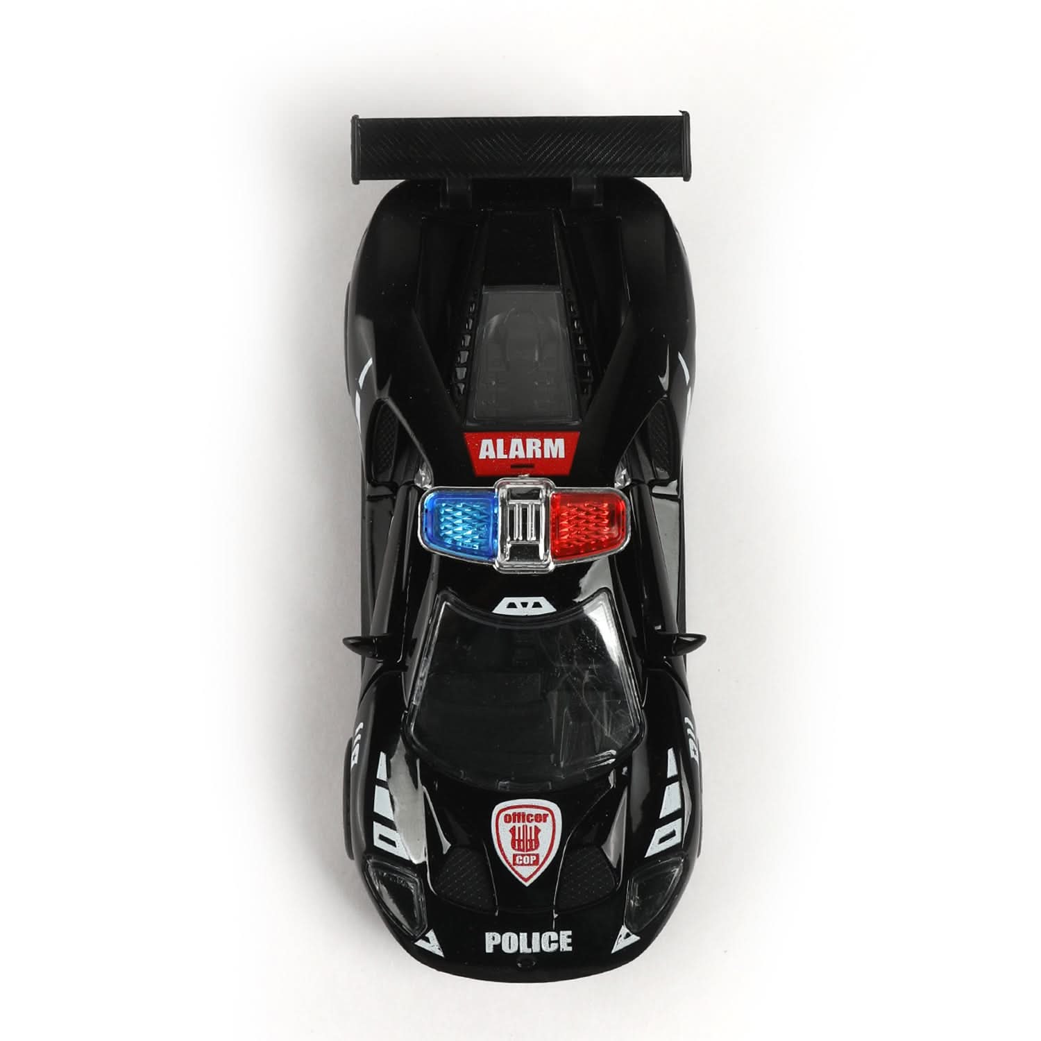 Die-Cast Car Ford Police Wheel Light With Music, Non-Remote Control, Chase Value, Chase Value