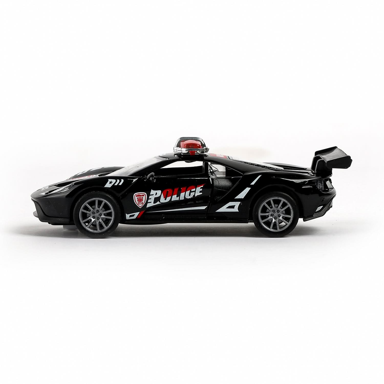 Die-Cast Car Ford Police Wheel Light With Music, Non-Remote Control, Chase Value, Chase Value
