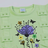 Girls Tight Half Sleeves Suit - Light Green, Girls Suits, Chase Value, Chase Value