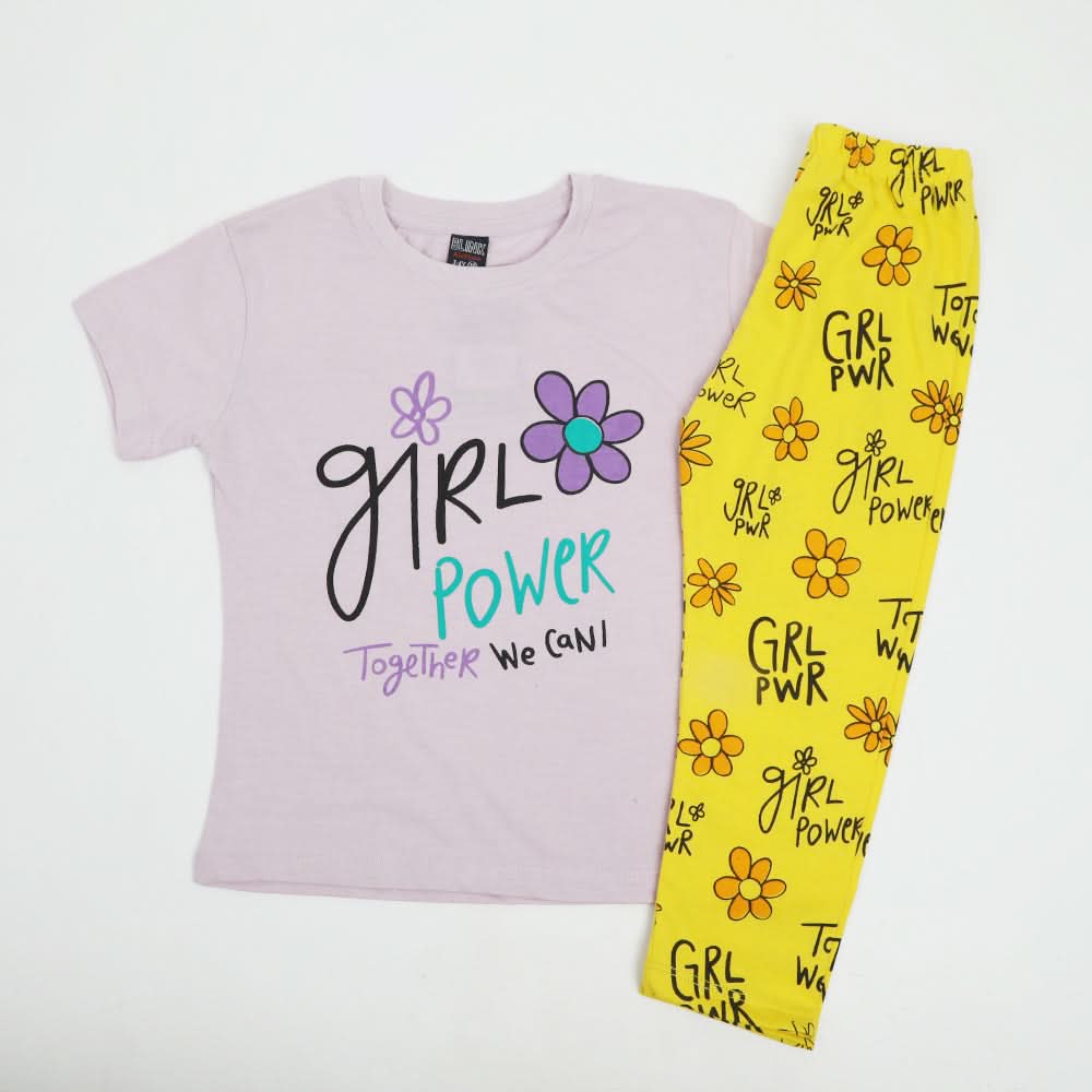 Girls Half Sleeves Tight Suit - Purple, Girls Suits, Chase Value, Chase Value