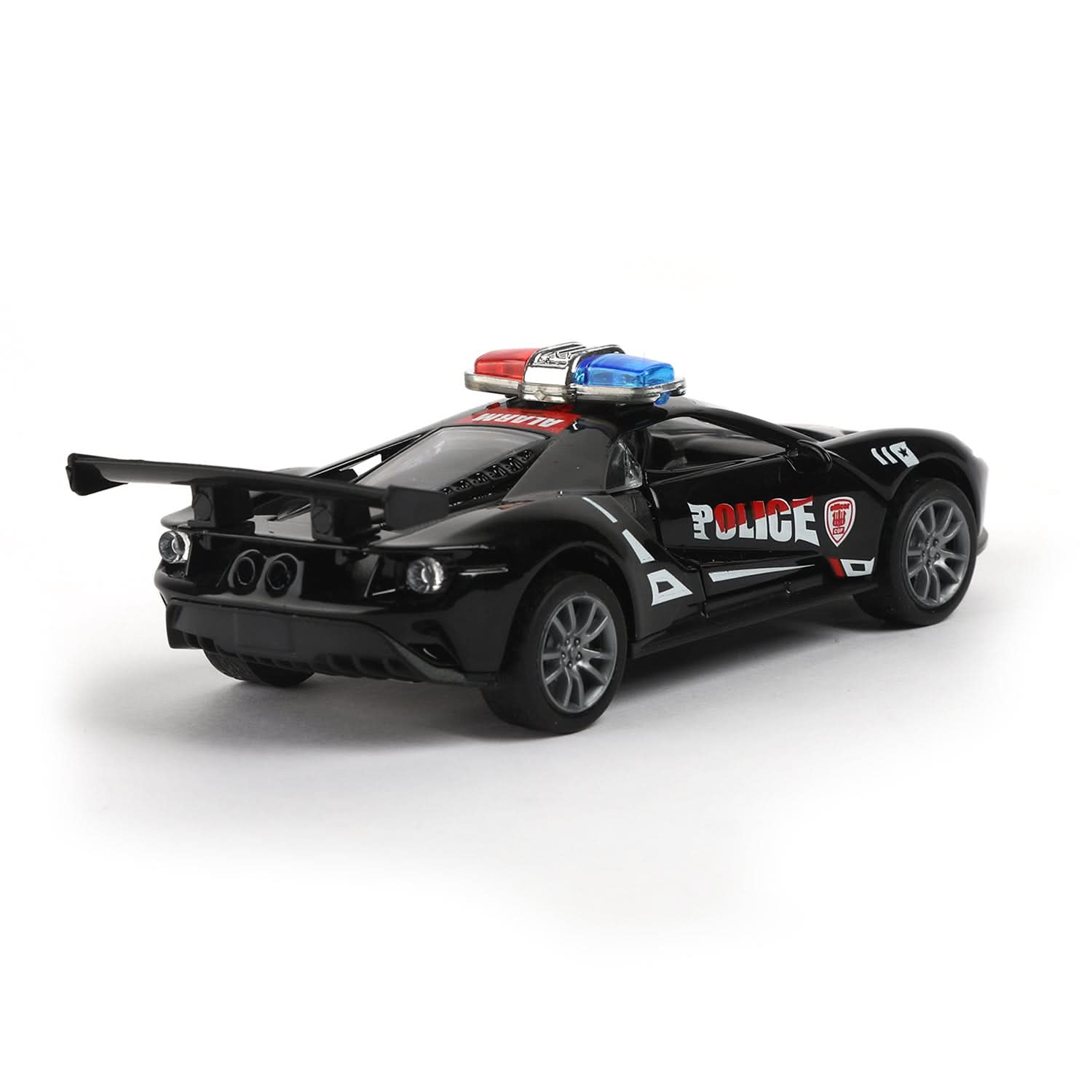 Die-Cast Car Ford Police Wheel Light With Music, Non-Remote Control, Chase Value, Chase Value