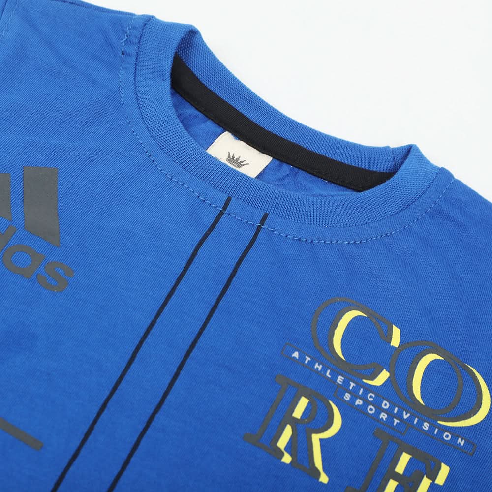 Boys Half Sleeves T-Shirt - Blue, Boys T-Shirts, Chase Value, Chase Value