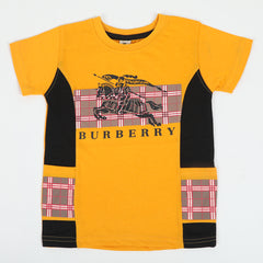 Boys Half Sleeves T-Shirt - Yellow