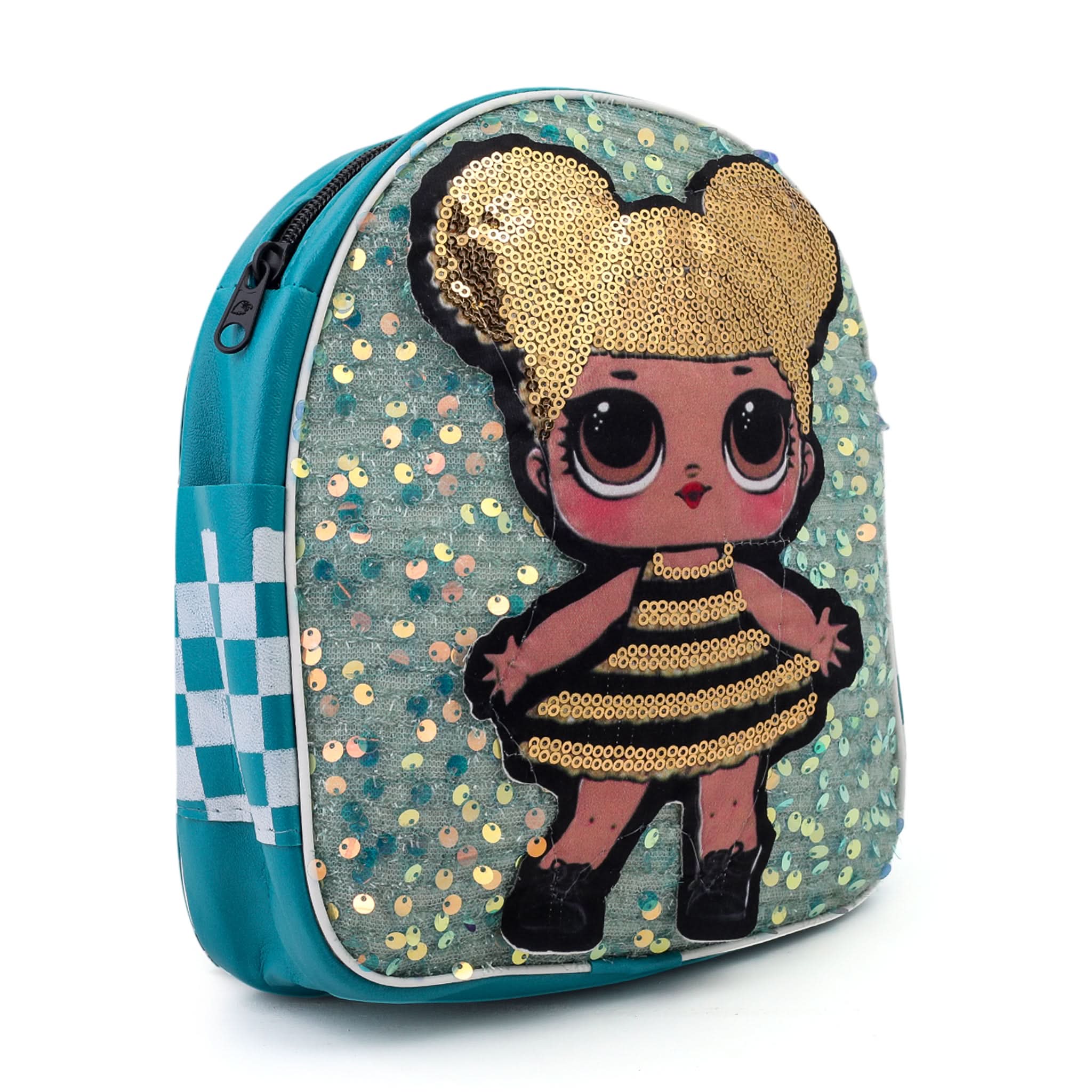 Girls Backpack - Steel Green, BackPack Bags, Chase Value, Chase Value