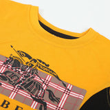 Boys Half Sleeves T-Shirt - Yellow, Boys T-Shirts, Chase Value, Chase Value