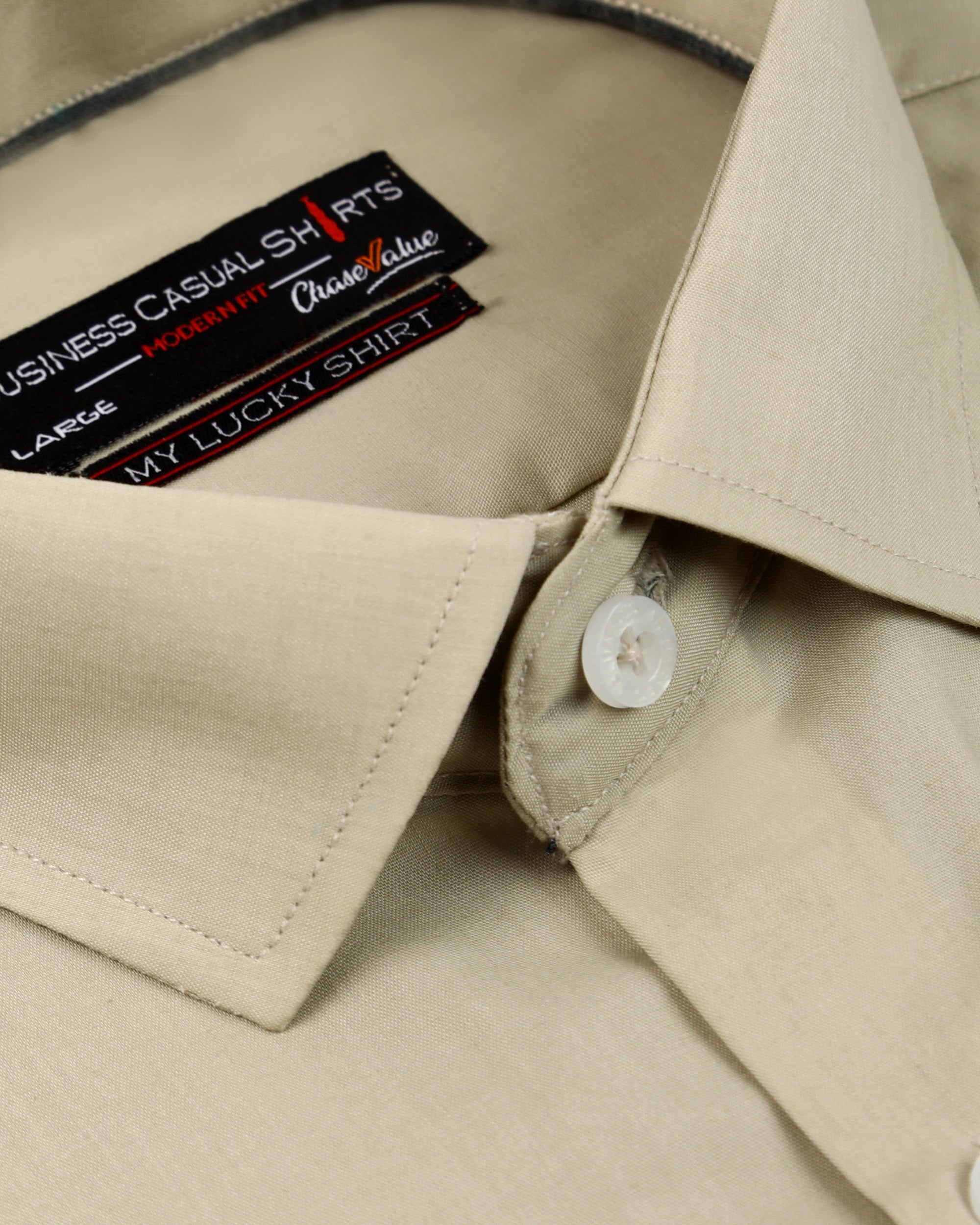 Valuables Men Business Casual Shirt Plain R.C (7249-D)
