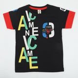 Boys Half Sleeves T-Shirt - Black, Boys T-Shirts, Chase Value, Chase Value