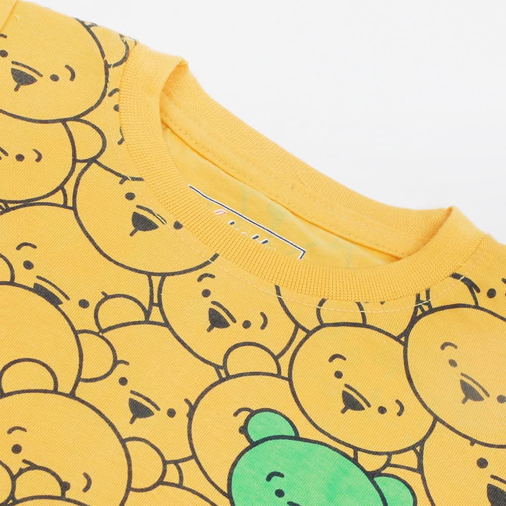 Newborn Boys Half Sleeves T-Shirt - Yellow, Newborn Boys Shirts & T-Shirts, Chase Value, Chase Value