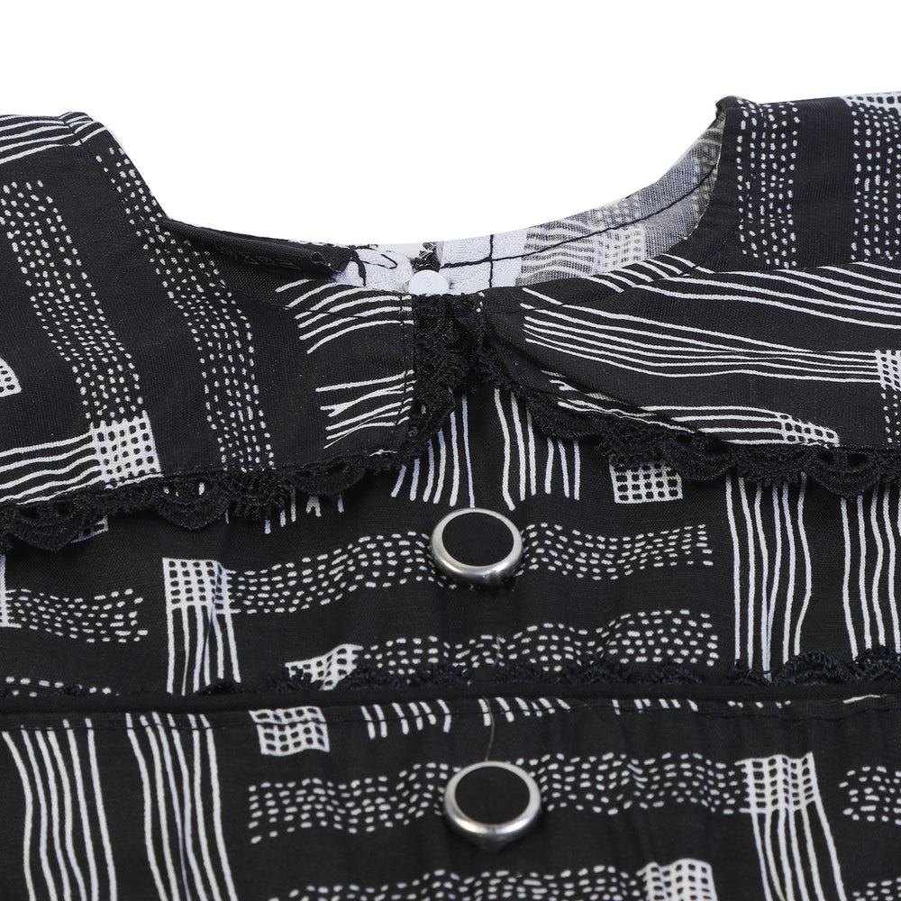 Girls Embroidered Shalwar Suit - Black, Girls Shalwar Kameez, Chase Value, Chase Value