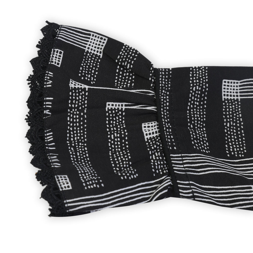 Girls Embroidered Shalwar Suit - Black, Girls Shalwar Kameez, Chase Value, Chase Value