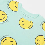 Newborn Boys Half Sleeves T-Shirt - Cyan, Newborn Boys Shirts & T-Shirts, Chase Value, Chase Value