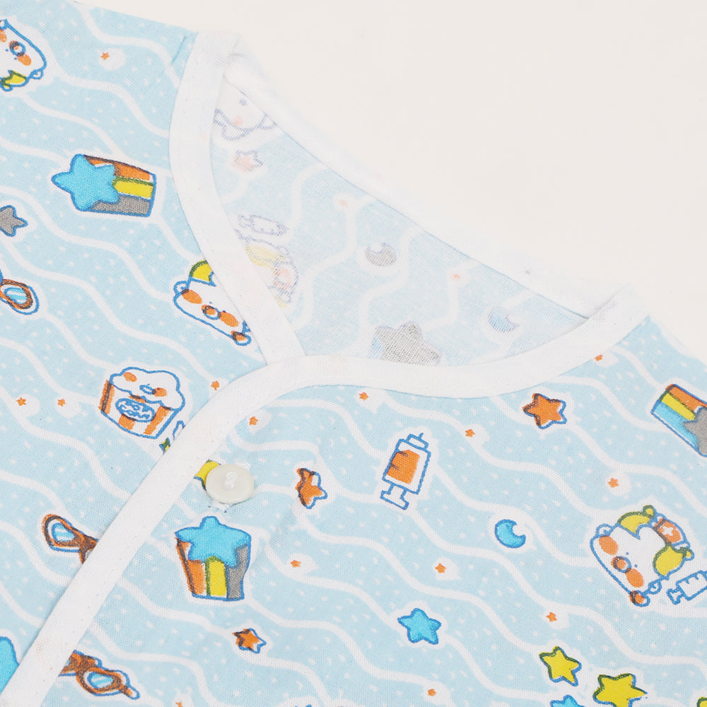 Newborn Boys Summer Vest - Sky Blue, Kids Other Accessories, Chase Value, Chase Value