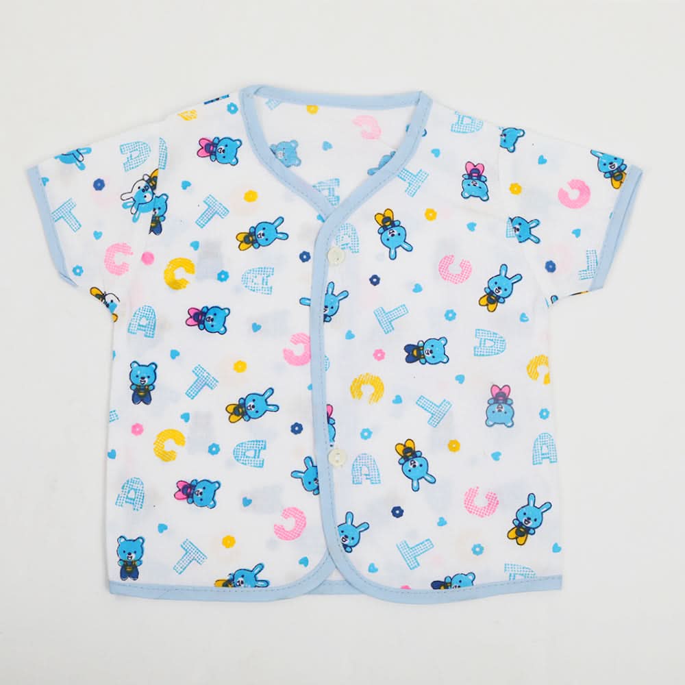 Newborn Boys Summer Vest - Blue, Newborn Boys Shirts & T-Shirts, Chase Value, Chase Value