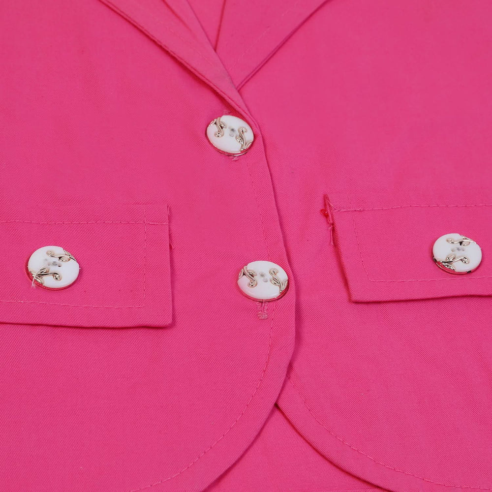 Girls Cotton Half Sleeves Suit - Pink, Girls Suits, Chase Value, Chase Value