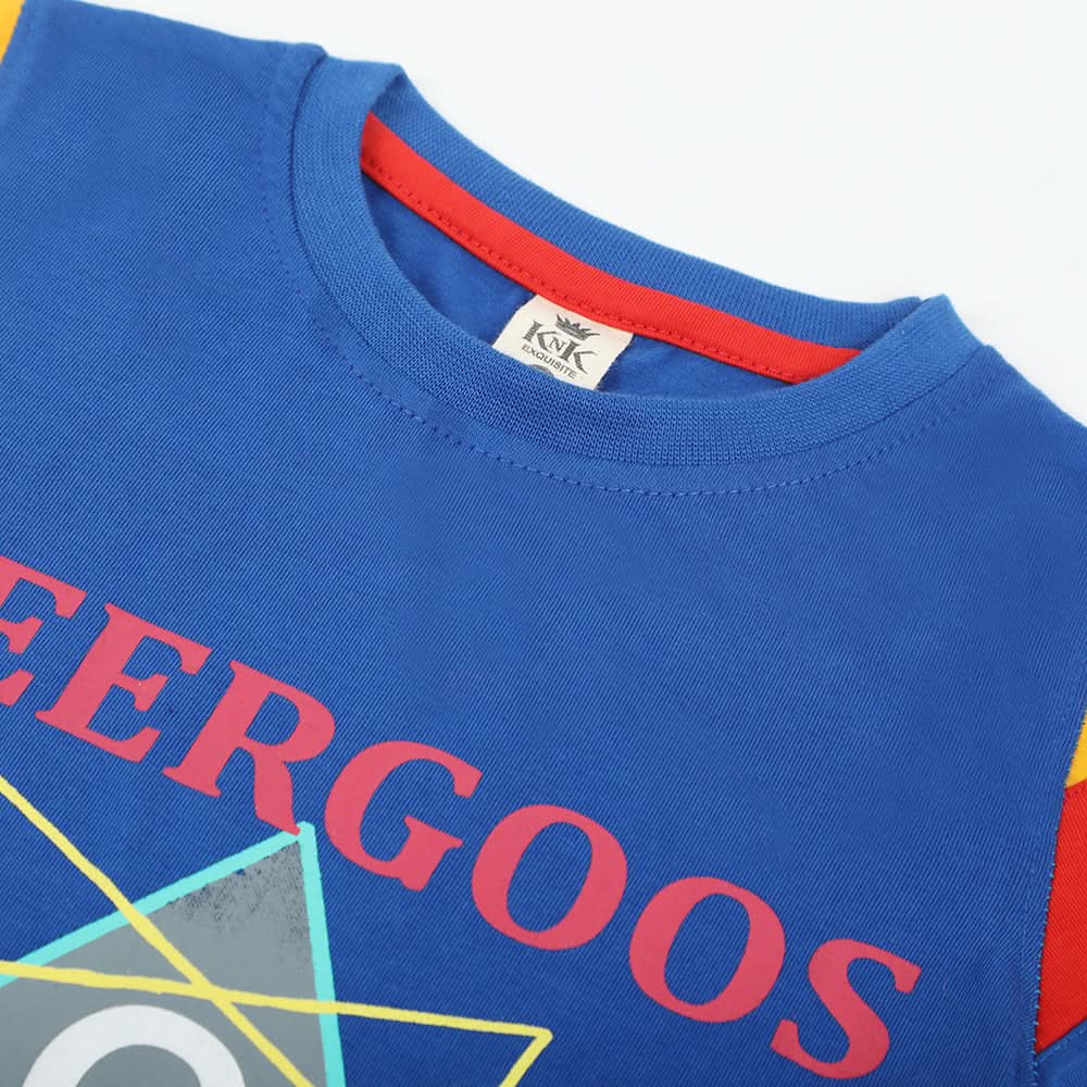 Boys Half Sleeves T-Shirt - Blue, Boys T-Shirts, Chase Value, Chase Value
