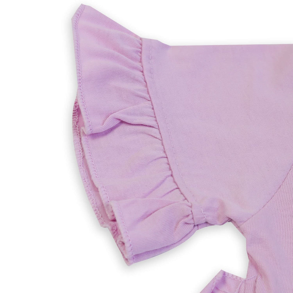 Girls Half Sleeves Suit - Light Purple, Girls Suits, Chase Value, Chase Value