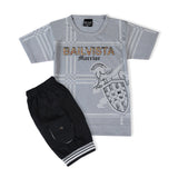 Boys Half Sleeves Suit - Grey, Boys Sets & Suits, Chase Value, Chase Value