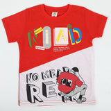 Boys Half Sleeves T-Shirt - Red, Boys T-Shirts, Chase Value, Chase Value