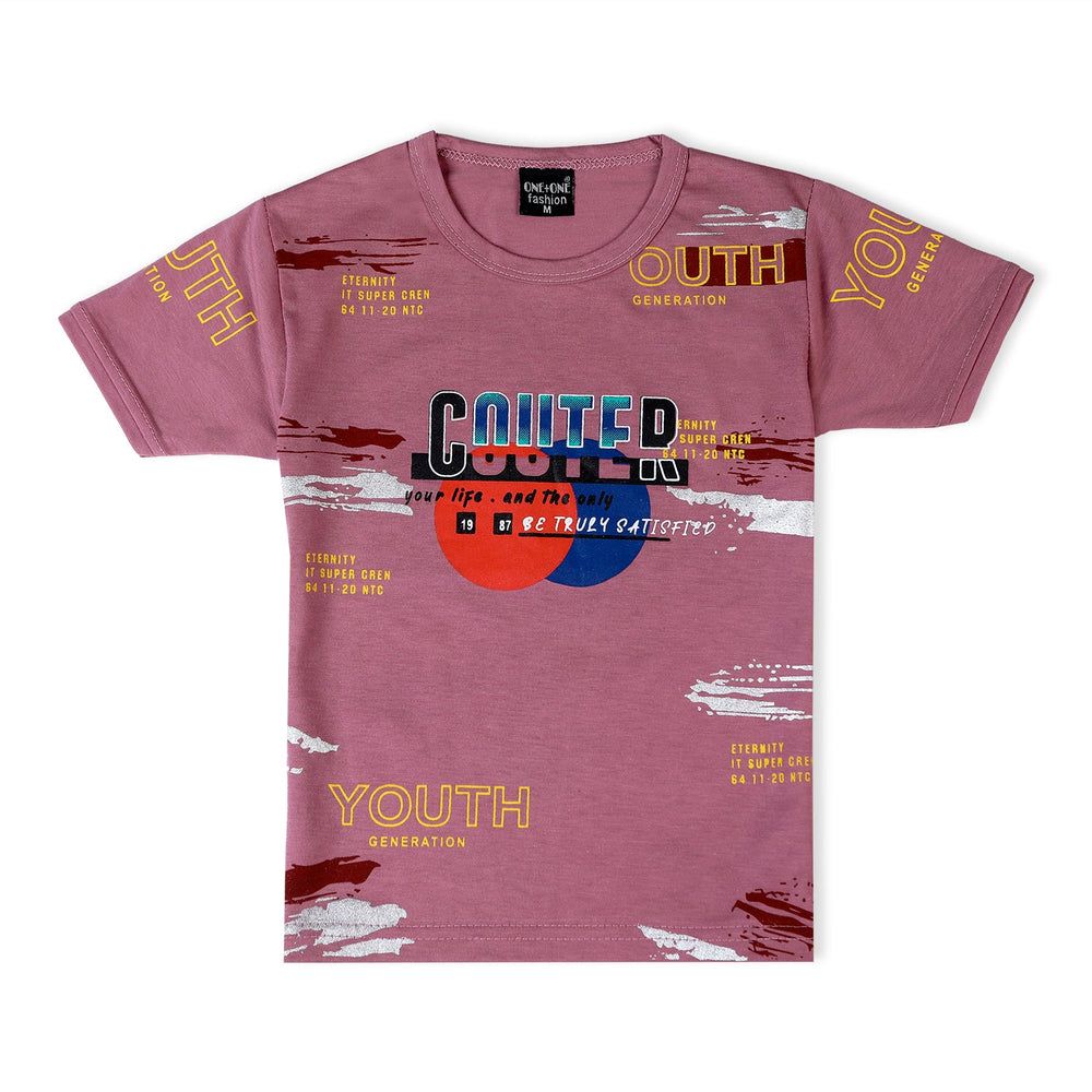 Boys Half Sleeves Suit - Tea Pink, Boys Sets & Suits, Chase Value, Chase Value