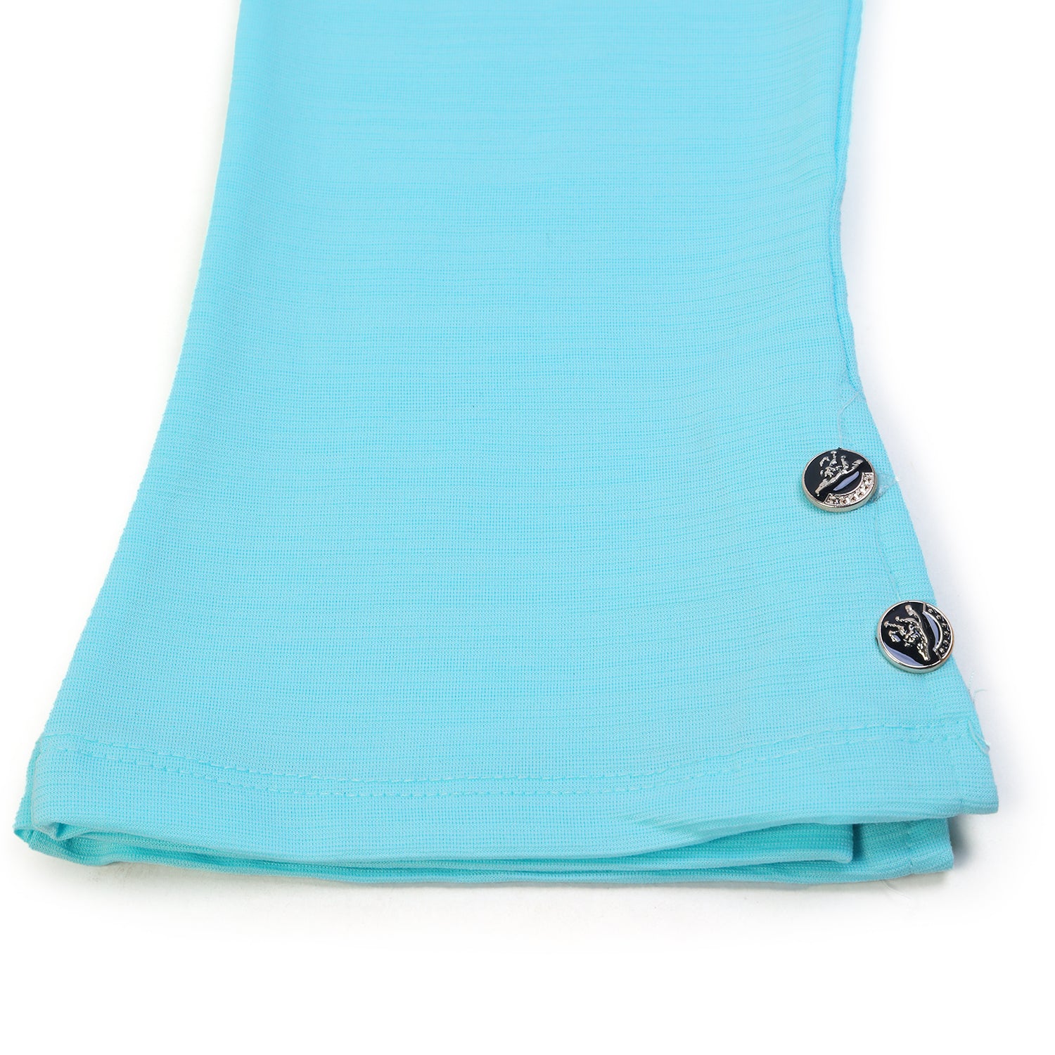 Girls Tight Half Sleeves Suit - Sky Blue, Girls Suits, Chase Value, Chase Value