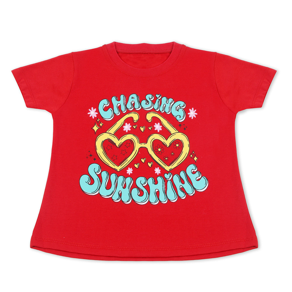 Girls Half Sleeves T-Shirt, Girls T-Shirts, Chase Value, Chase Value