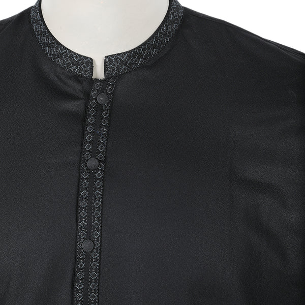 Eminent Men's Kurta Shalwar Suit - Black