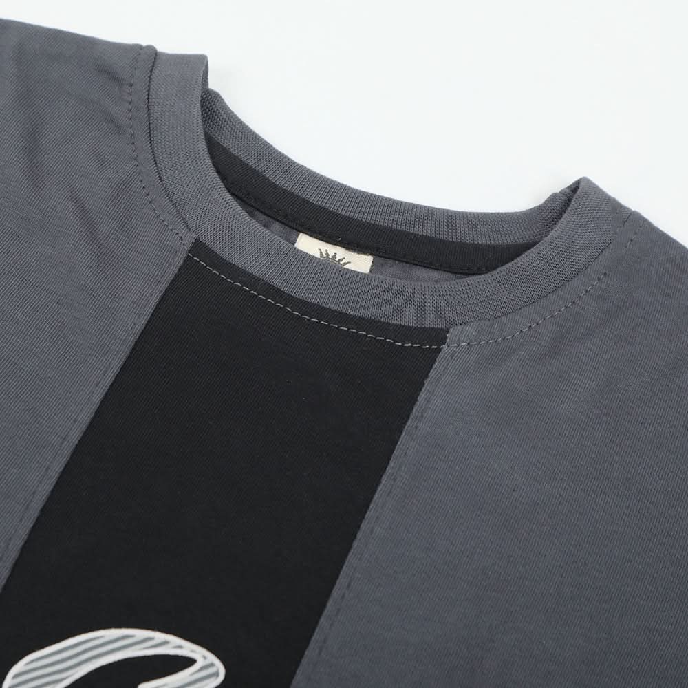 Boys Half Sleeves T-Shirt - Grey, Boys T-Shirts, Chase Value, Chase Value