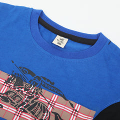 Boys Half Sleeves T-Shirt - Blue