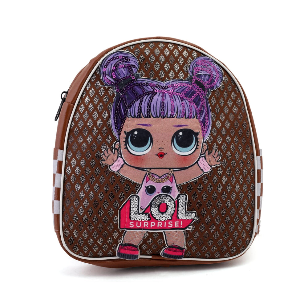 Girls Backpack - Brown, BackPack Bags, Chase Value, Chase Value