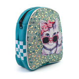 Girls Backpack - Steel Green, BackPack Bags, Chase Value, Chase Value