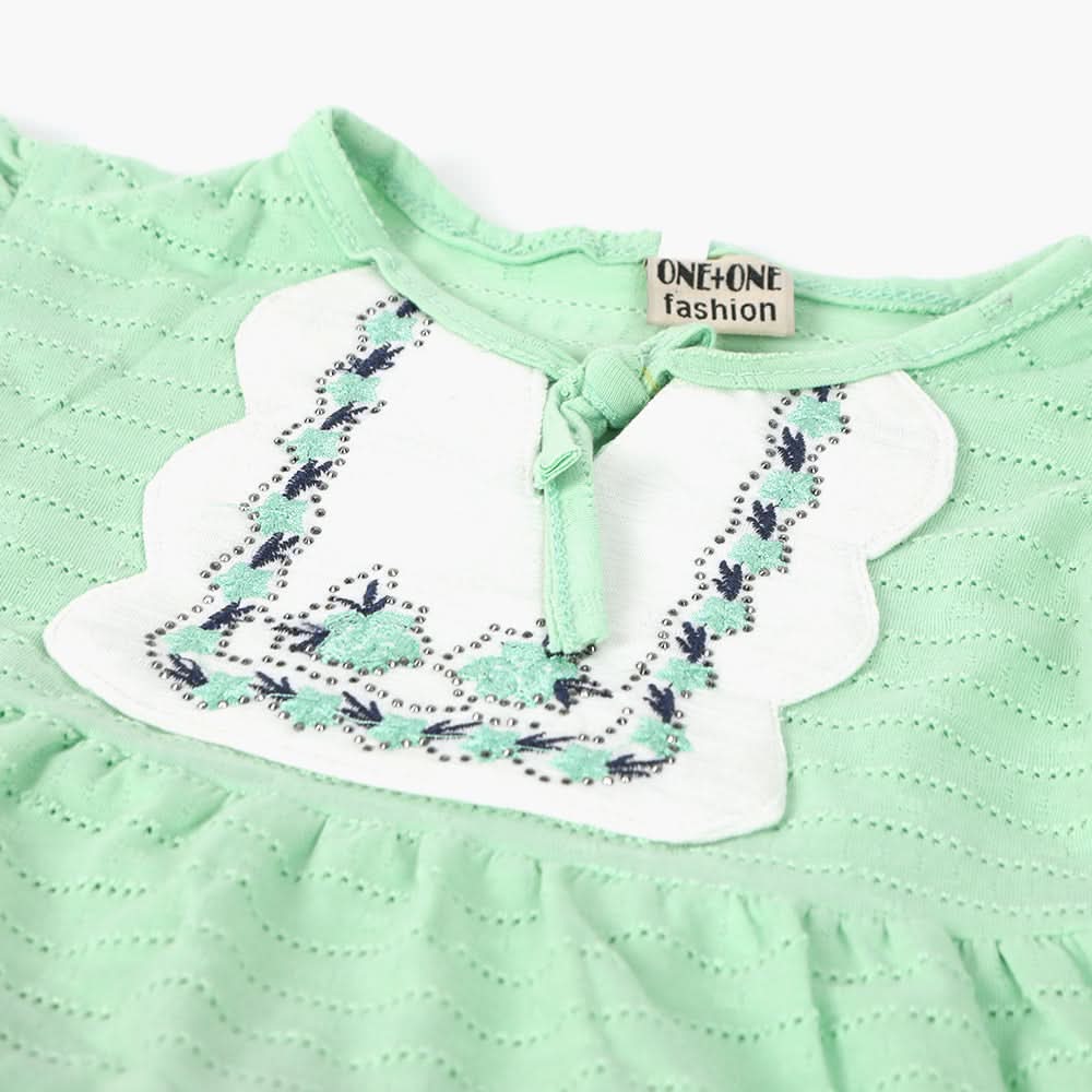 Girls Pajama Suit Cord Set - Light Green, Girls Suits, Chase Value, Chase Value