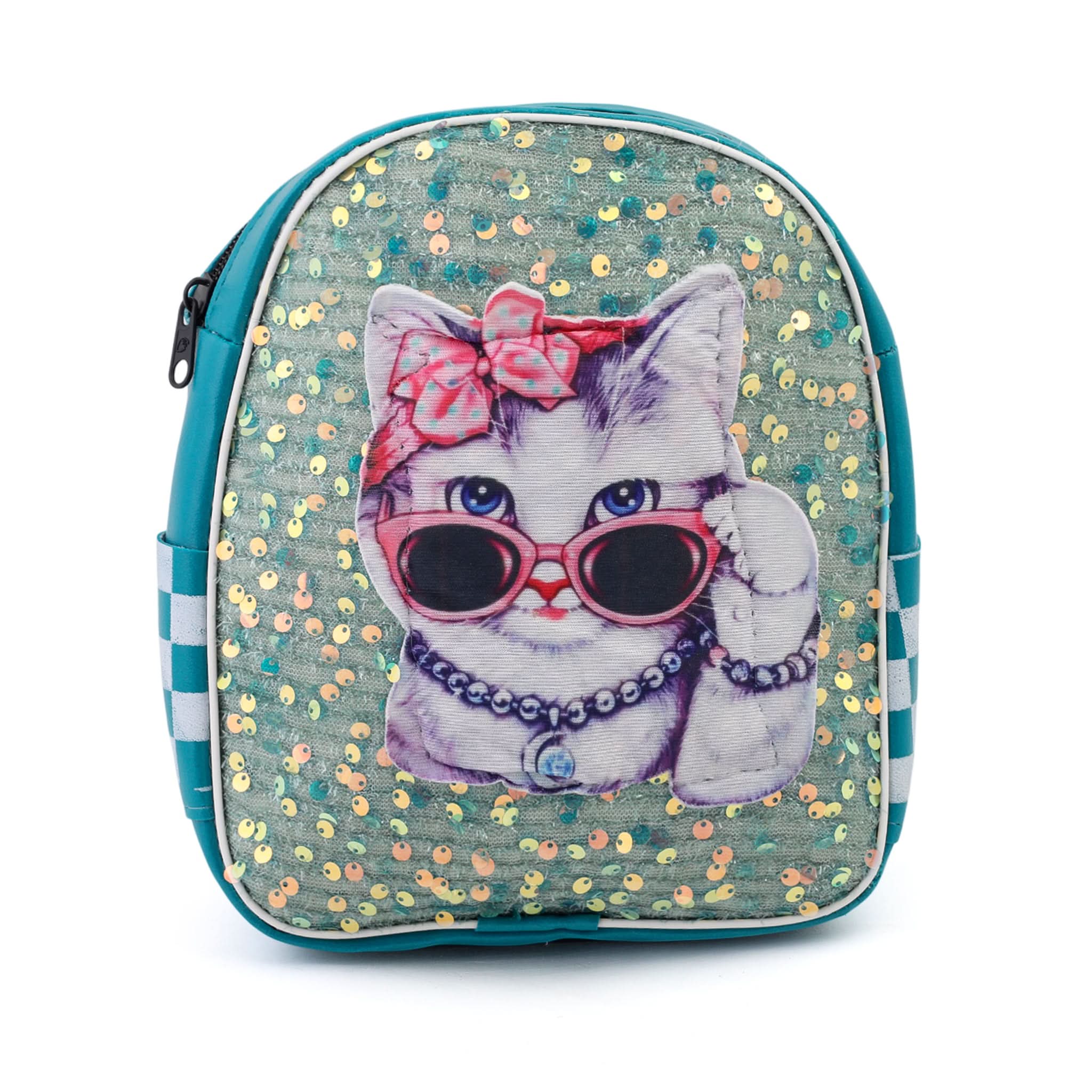 Girls Backpack - Steel Green, BackPack Bags, Chase Value, Chase Value