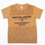 Boys Half Sleeves T-Shirt - Brown, Boys T-Shirts, Chase Value, Chase Value