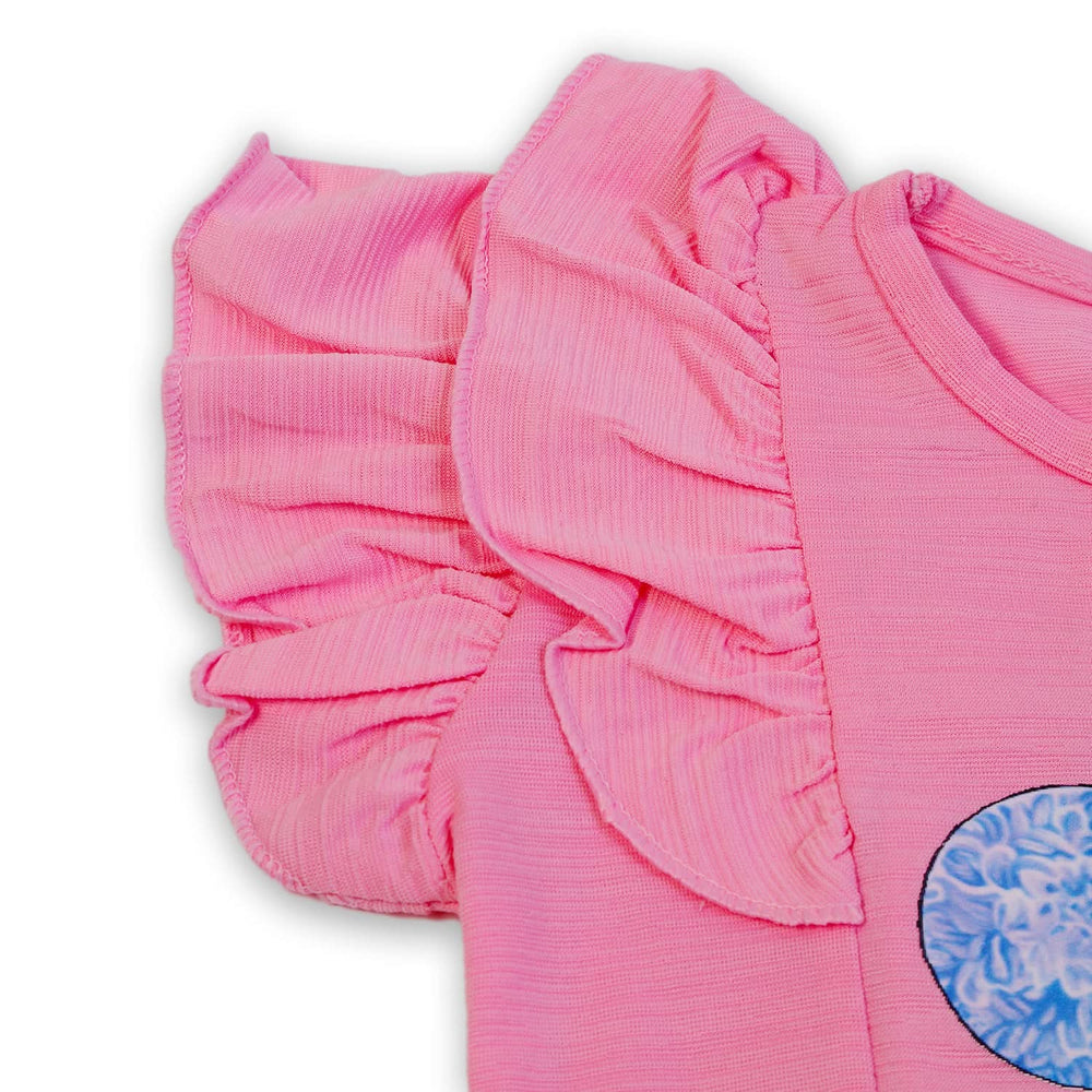 Girls Half Sleeves Suit - Light Pink, Girls Suits, Chase Value, Chase Value
