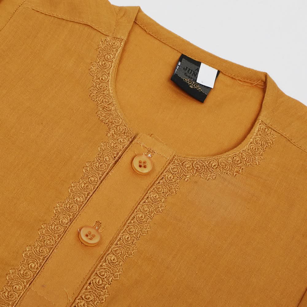Newborn Boys Shalwar Suit - Mustard, Newborn Boys Shalwar Suits, Chase Value, Chase Value