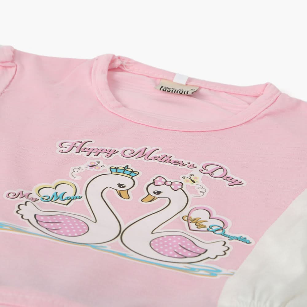 Girls Pajama Suit Cord Set - Pink, Girls Suits, Chase Value, Chase Value