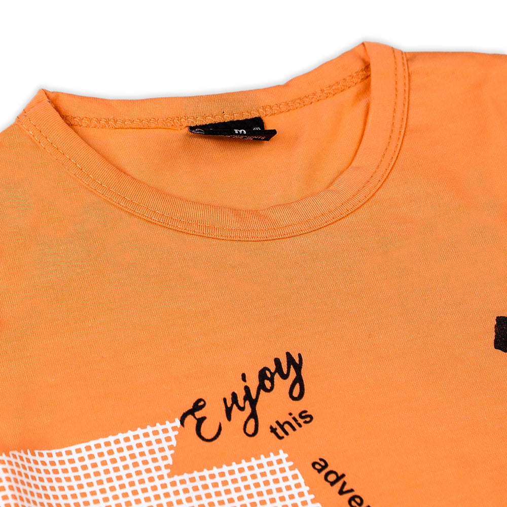 Boys Half Sleeves Suit - Orange, Boys Sets & Suits, Chase Value, Chase Value