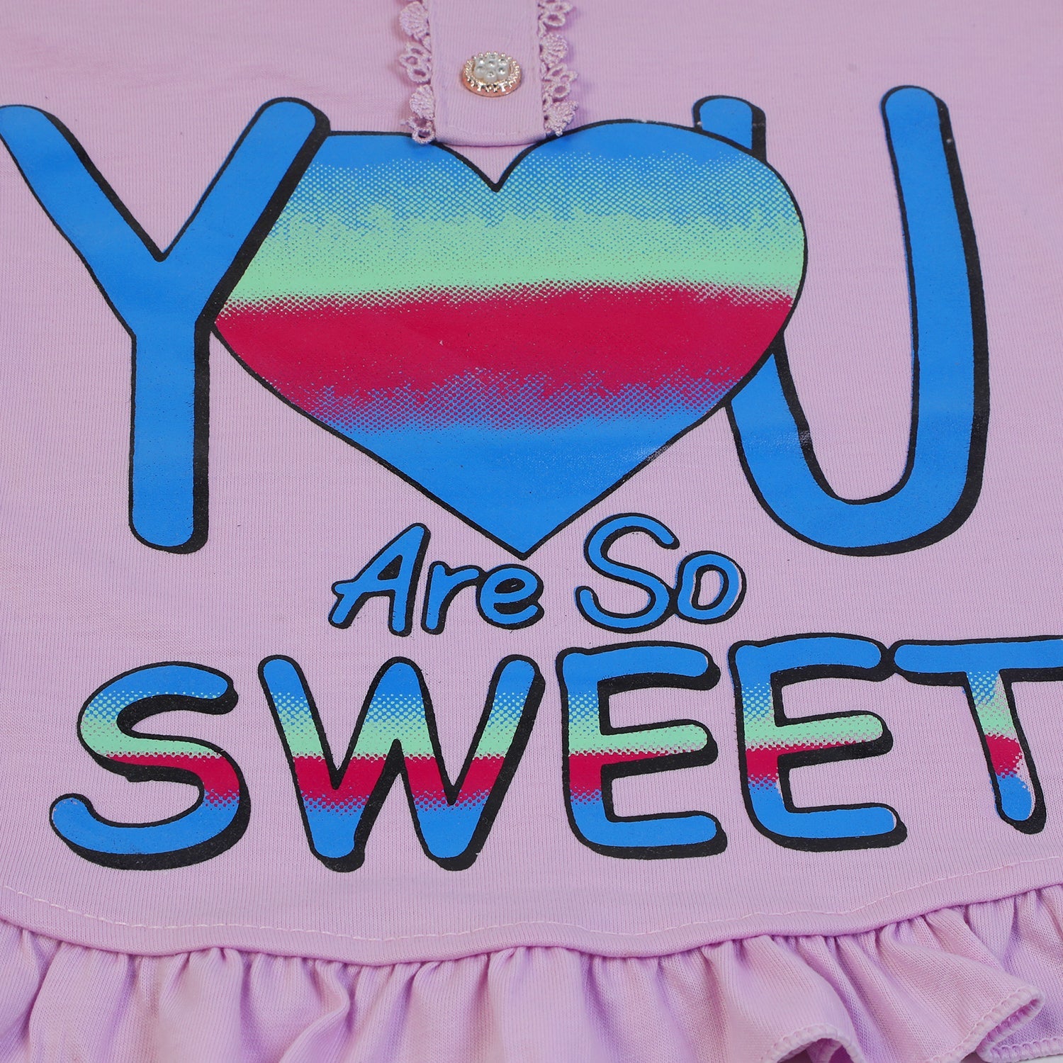 Girls Half Sleeves Suit - Light Purple, Girls Suits, Chase Value, Chase Value