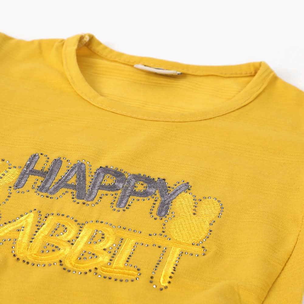 Girls Pajama Suit Cord Set - Mustard, Girls Suits, Chase Value, Chase Value