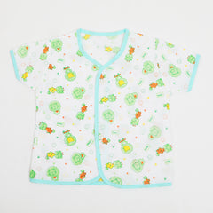 Newborn Boys Summer Vest - Cyan