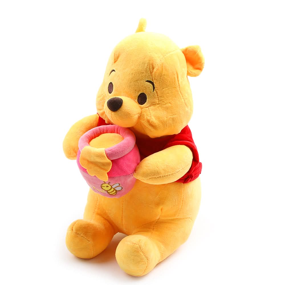 Winnie Pooh Bear Plush Toy - Yellow, Stuffed Toys, Chase Value, Chase Value