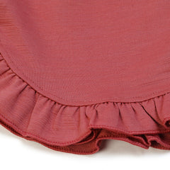 Girls Half Sleeves Suit - Rust