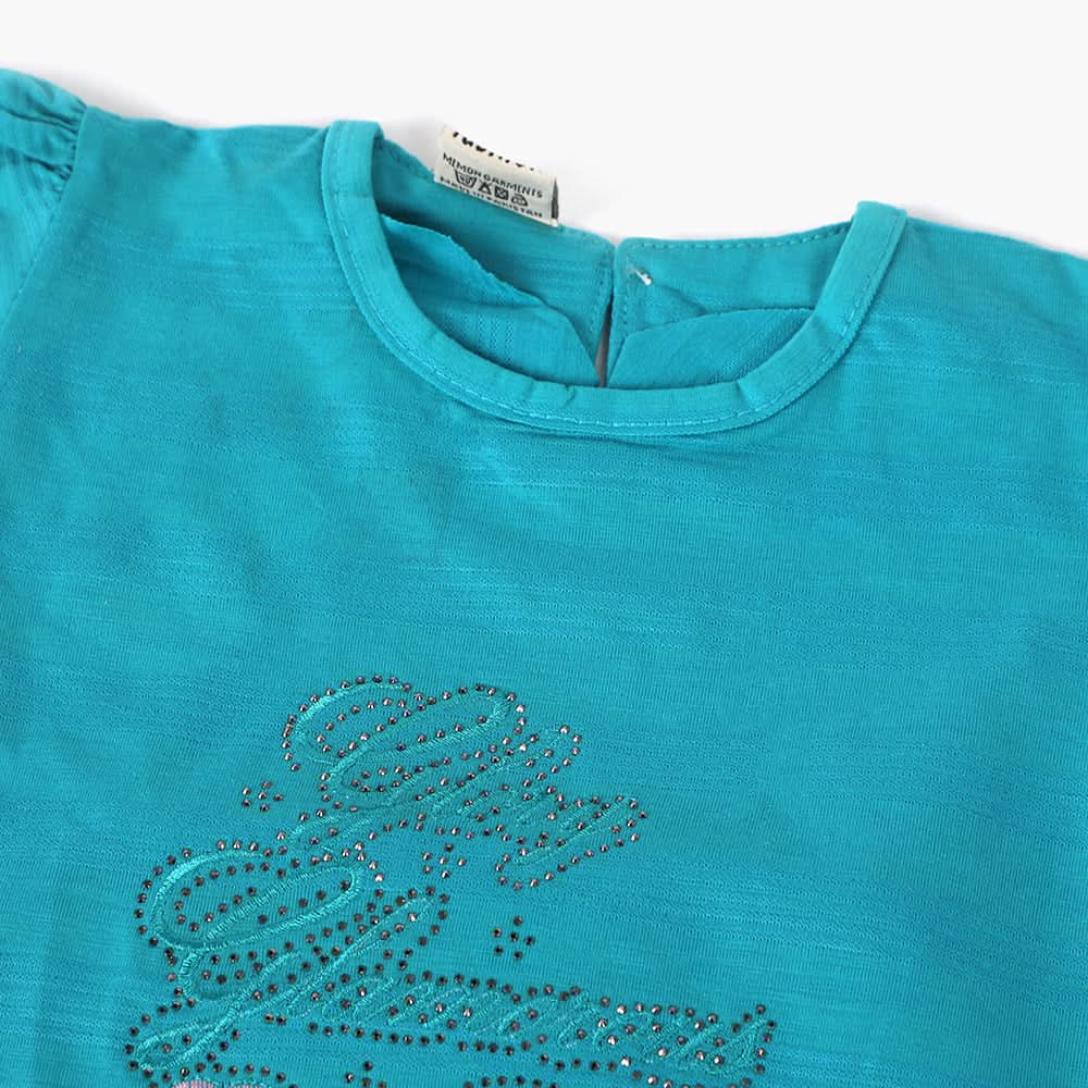 Girls Pajama Suit Cord Set - Sea Green, Girls Suits, Chase Value, Chase Value