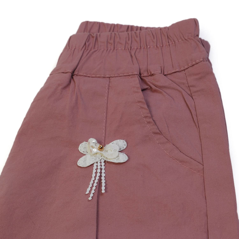 Girls Cotton Shorts - Tea Pink, Girls Shorts Skirts, Chase Value, Chase Value
