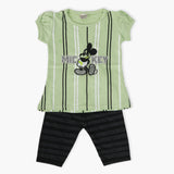 Girls Pajama Suit Cord Set - Light Green, Girls Suits, Chase Value, Chase Value
