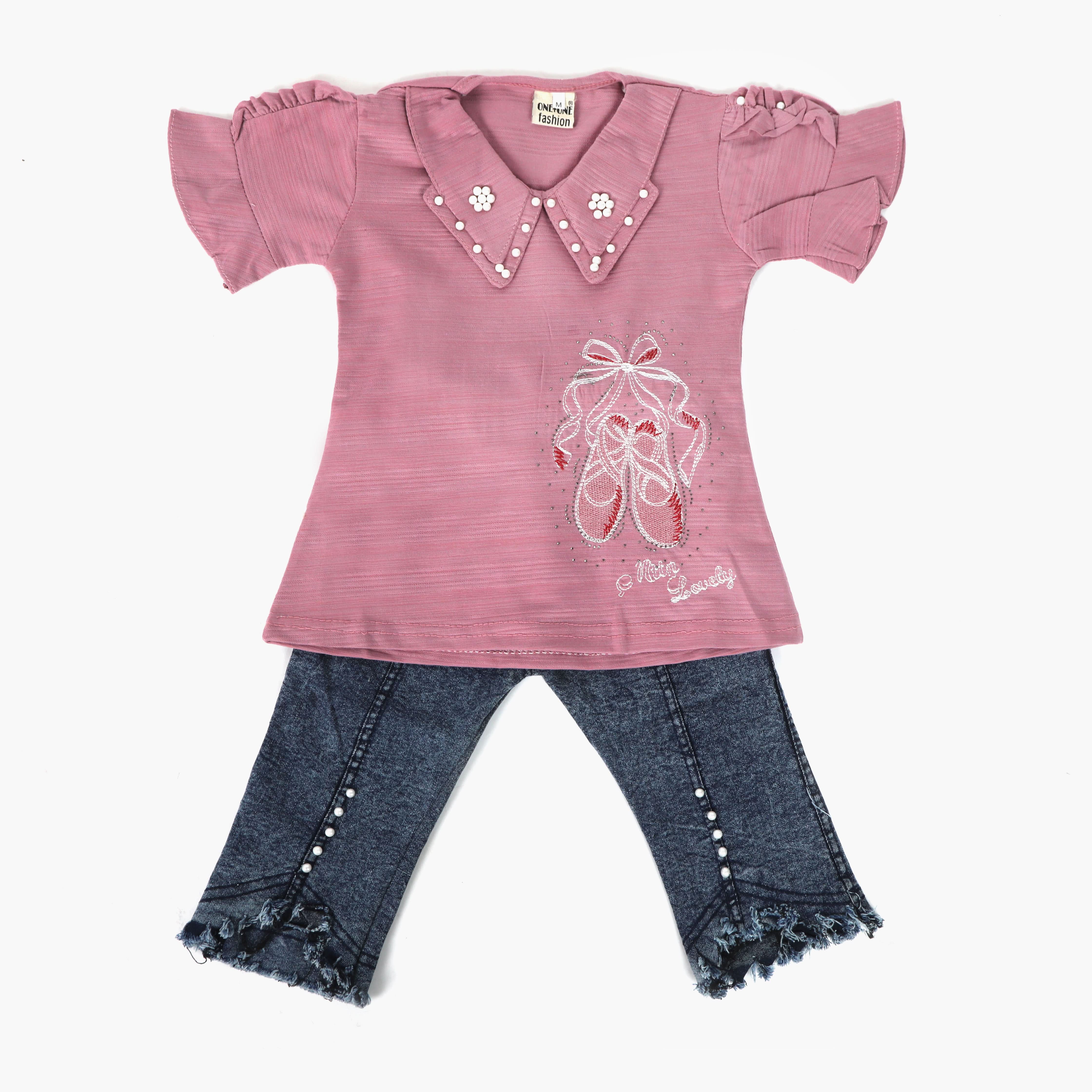 Girls Pajama Suit Cord Set - Purple, Girls Suits, Chase Value, Chase Value